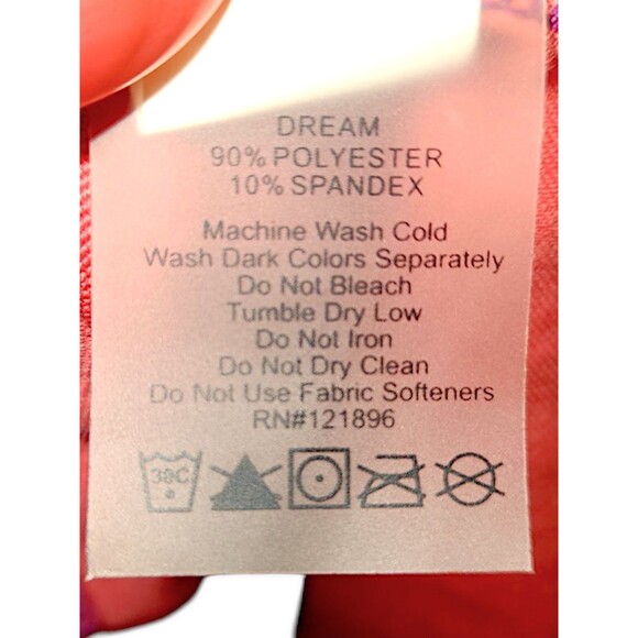 Title Nine Dress Size XL Sleeveless Geometric Pink Purple Athletic Dream… - Picture 5 of 6